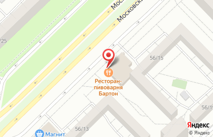 Магазин овощей и фруктов на Московском проспекте на карте