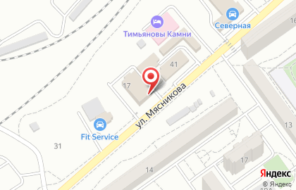 Торговая компания Приоритет в Тракторозаводском районе на карте
