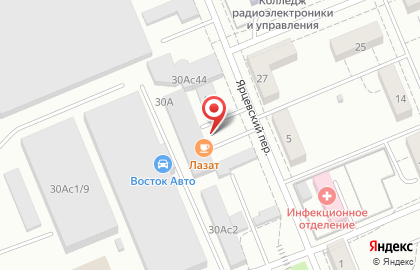 ООО СпецСервис в Ленинском районе на карте
