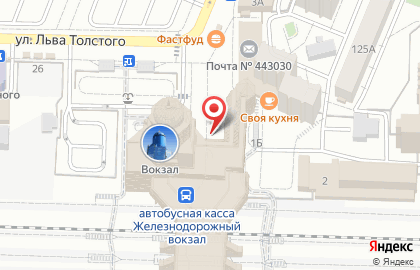 Автомат по продаже цветов Юг Арт в Железнодорожном районе на карте