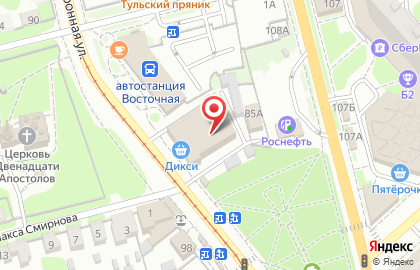 Банкомат Россельхозбанк, Тульский филиал на Оборонной улице на карте