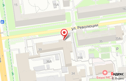 Бухгалтерско-юридическая компания на улице Революции на карте