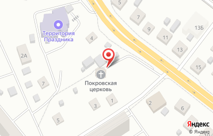 Храм Покрова Пресвятой Богородицы в Нахабино на карте