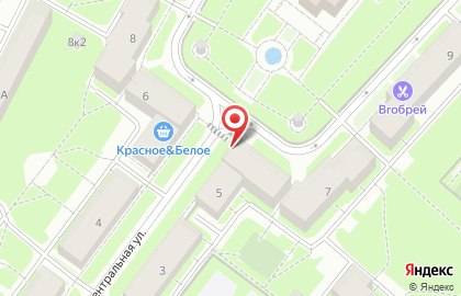 Комплексный центр социального обслуживания населения Колпинского района на Центральной улице, 5 на карте