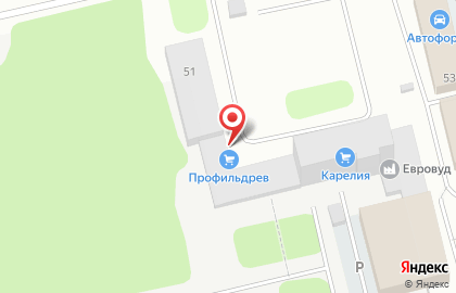 Магазин Профильдрев в Петрозаводске на карте