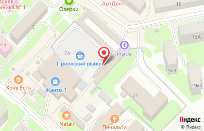 Киоск по продаже хлеба на площади Маршала Жукова на карте