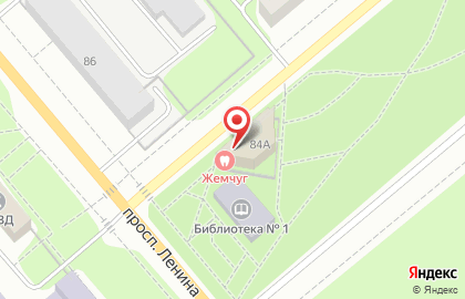 Стоматологический центр Жемчуг на проспекте Ленина на карте