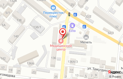 Медицинский центр 111 в Буйнакске на карте
