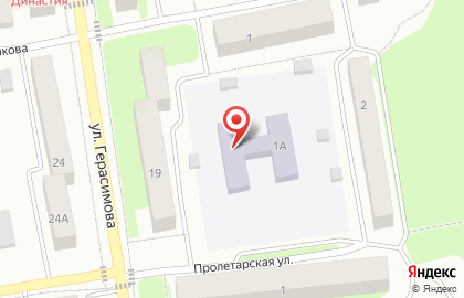 Детский сад №3 на улице Быкова на карте