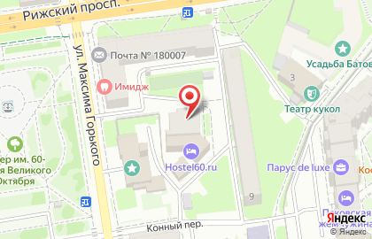 Компания по прокату и аренде Мерседесов и Гелендвагенов и предоставлению туристического трансфера VipPskov на карте