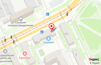 Магазин газового оборудования Газовик в Мотовилихинском районе на карте