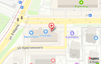 Магазин оптики Урал-оптика в Чкаловском районе на карте