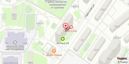Студия эстетики тела на Одесской улице на карте