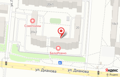 ООО ВегаМебель на улице Дианова на карте