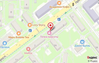 Экспресс-студия красоты Brow bar на Морском проспекте на карте