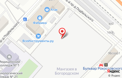 Военторг в Москве на карте