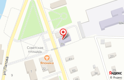 Детская школа искусств на Советской улице на карте