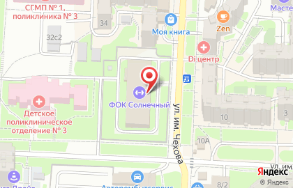 Мамайка на улице Чехова на карте
