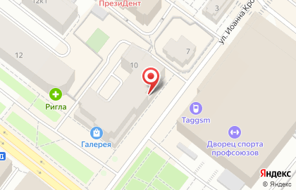 ТЦ Галерея на Троицком проспекте на карте