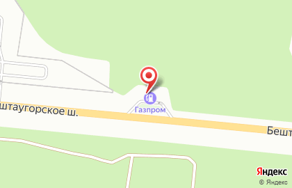 СТО Газпром на Бештаугорском шоссе на карте