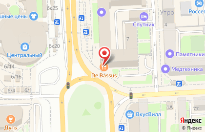 Бистро-кафе De`Bassus на проспекте Победы на карте