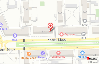 Книжный магазин Знайка в Омске на карте