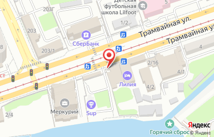 Магазин табачных изделий Shisha Land на Трамвайной на карте