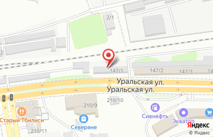 Аккумуляторный центр Varta на Уральской улице, 147/3 на карте