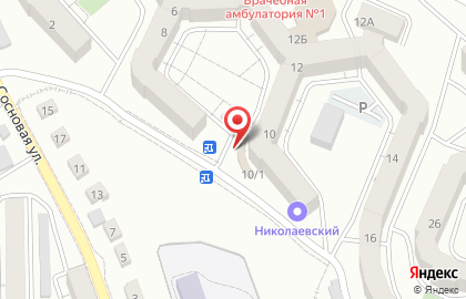 Магазин овощей и фруктов в Железнодорожном районе на карте