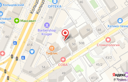 Кафе-столовая в Воронеже на карте