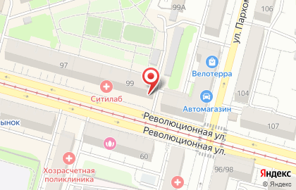 Мини-маркет Малинка на Революционной улице на карте