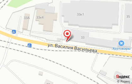 Автомастерская на улице Василия Васильева на карте