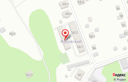 Жилые комплексы, МУП Управление капитального строительства г. Иркутска на улице Жуковского на карте