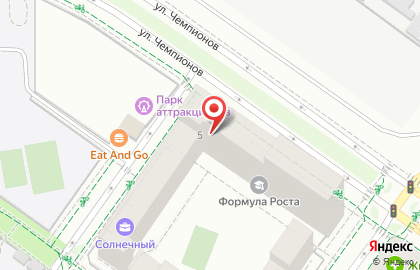 Цветочный павильон в Екатеринбурге на карте