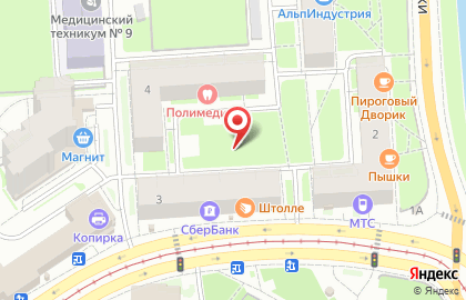 Smart на улице Савушкина на карте