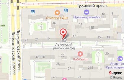 Ленинский районный суд на карте