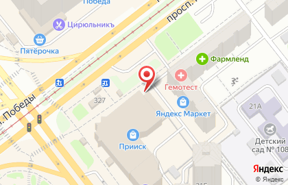 Текстильный магазин Атланттекс в Калининском районе на карте