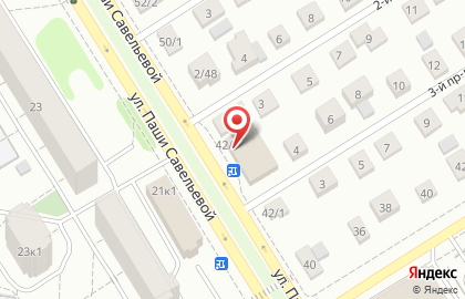 Торговый центр Капитал на улице Паши Савельевой на карте