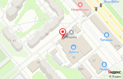 Салон оптики Glassa на улице Гагарина на карте