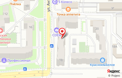 Центр микрохирургии глаза на улице Антонова на карте