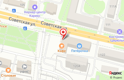 Магазин Городские цветы на Советской улице на карте