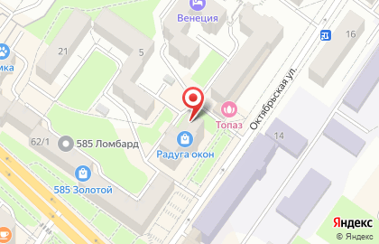 Incity на Октябрьской улице на карте