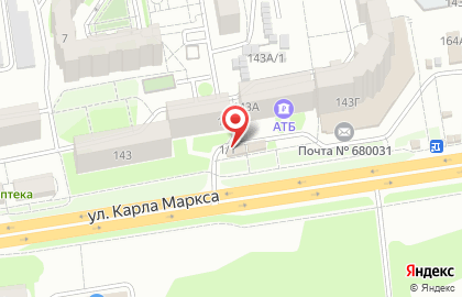 Корсар в Железнодорожном районе на карте