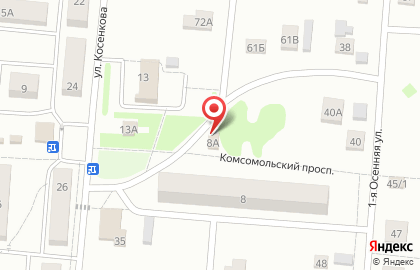Магазин 1001 мелочь на Комсомольском проспекте на карте