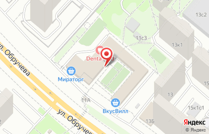 Магазин продуктов Ирис+ в Обручевском районе на карте