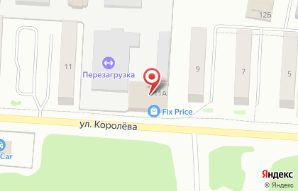 Супермаркет Красное & Белое на улице Королёва на карте
