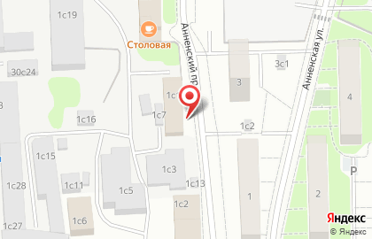 Служба доставки еды Anis food в Анненском проезде на карте