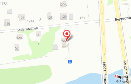 Центральная спасательная станция на Береговой улице на карте