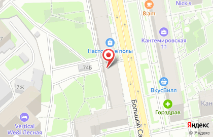 Petra в Выборгском районе на карте