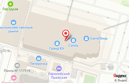 Территория подарков на карте